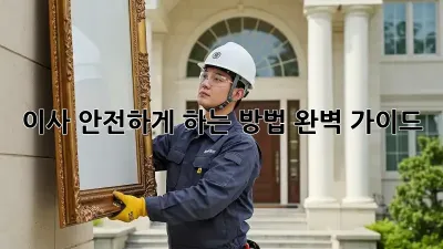 이사, 안전하게 하는 방법 완벽 가이드!